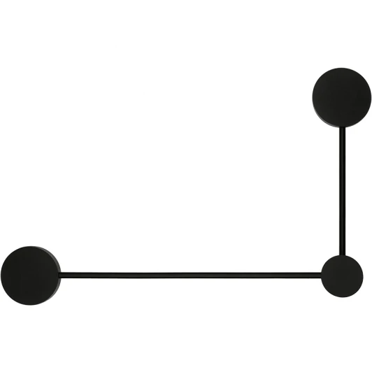 WSL-GX53/13-R Настенный светильник Wolta WSL-GX53/13-R под лампу GX53 Черный MOLECULE