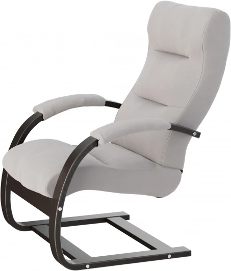 008448 Кресло для отдыха Аспен, Ткань Ультра смок, каркас венге от фабрики Mebelik