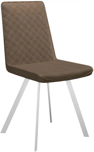 00-00059745 Стул 202 KL4 капучино, ножки белые Dikline 00-00059745