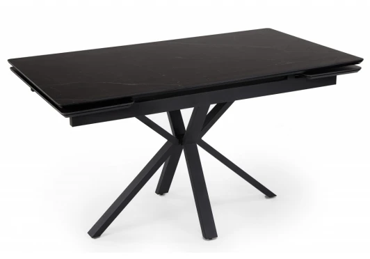 622892 Кухонный стол Notta Старлайт 140 (200) х 80 shakespeare black / черный
