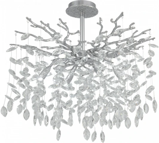 23111.600.8.G9.B CR Потолочная люстра хрустальная на штанге Arte Milano Milano-1 23111.600.8.G9.B CR (220V)