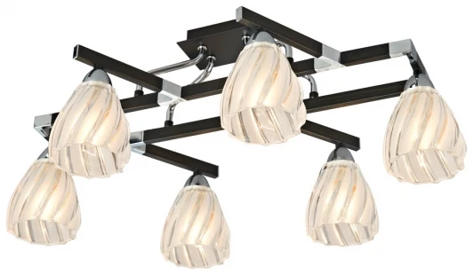 284-107-06 Потолочная люстра Velante 284 284-107-06 (220V, узор в полоску)