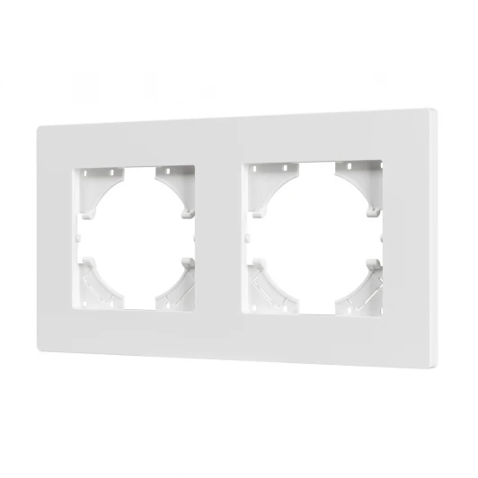 049750 Рамка пластиковая FRM-PERIO-PL-2-WH (Arlight) 049750