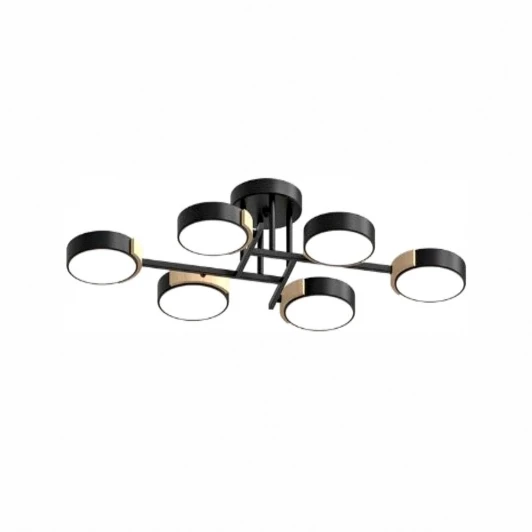 L3211-830 BK Потолочная люстра светодиодная на штанге LED4U LED4U L3211-830 BK