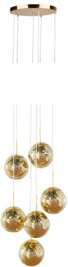 AM352-6GL Подвесной светильник AM Group AM352 AM352-6GL (220V, на проводе, шар)