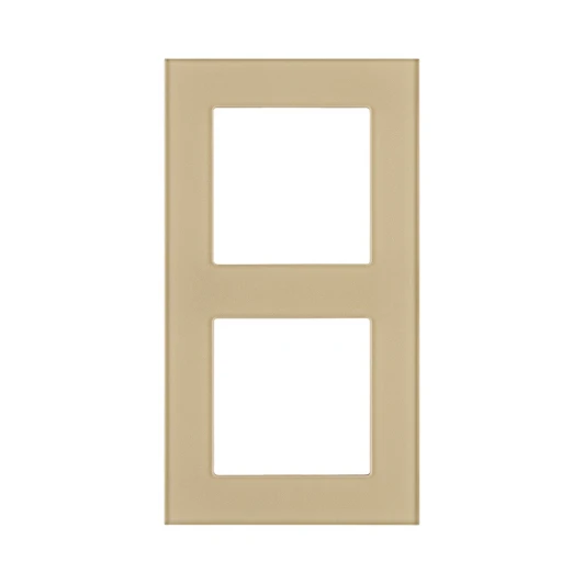 AS2GD Рамка 2-постовая стекло золотой Kollinger Asthetik AS2GD