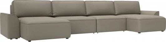 128349 Диван п-образный Лига-048 НПБ лонг Лига Диванов (Экокожа) арт.128349