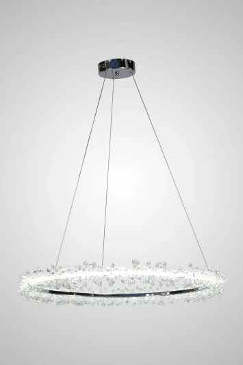 AM455 L800 CH Подвесной светильник светодиодный AM Group AM455 L800 CH (220V, на проводе, кольцо)