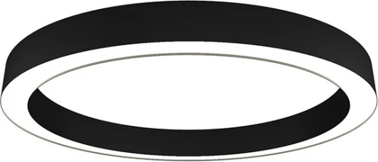 DL800C72WW Black Потолочный светильник круглый Donolux Aura DL800C72WW Black (LED, 220V, кольцо)