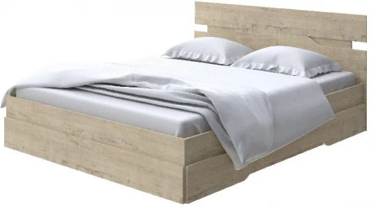 1938535 Без бренда Кровать Milton (ЛДСП Бунратти) 120x190