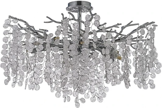 Tavenna H 1.3.76.103 N Потолочная люстра хрустальная на штанге Dio D`arte Tavenna Nickel Tavenna H 1.3.76.103 N (220V)
