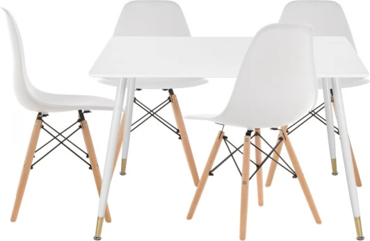 533228 Стол кухонный Woodville Мелисанта white