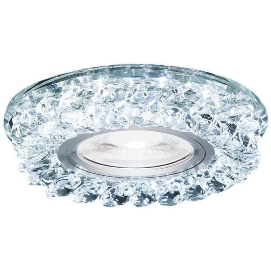 S257 CH Встраиваемый точечный светильник Ambrella Декоративные Кристалл Led+mr16 S257 CH (220V)