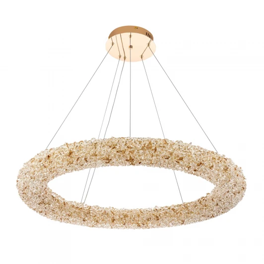 MS.6000.800 GD Подвесной светильник светодиодный хрустальный с регулировкой цветовой температуры и яркости Modelux MODESTYLE MS.6000.800 GD