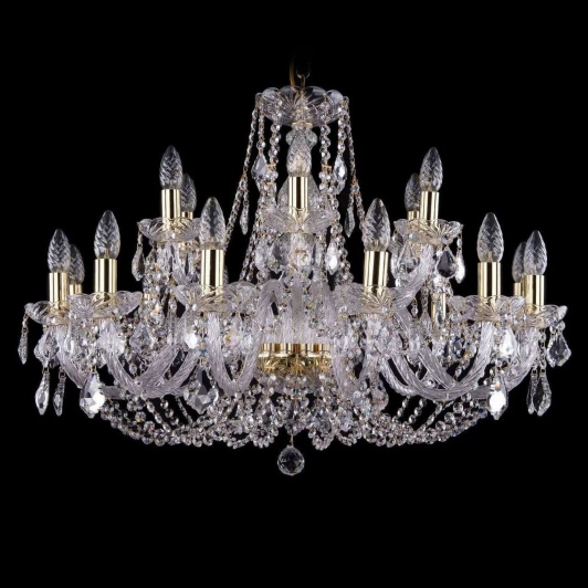 1406/12+6/300/G/Leafs Подвесная люстра Bohemia 1406 1406/12+6/300/G/Leafs