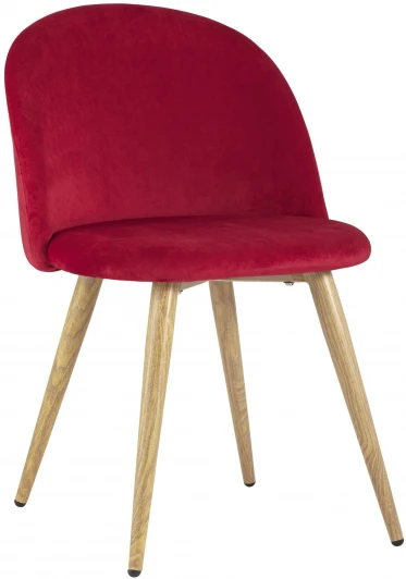 УТ000004243 Стул Stool Group Лион велюр красный УТ000004243