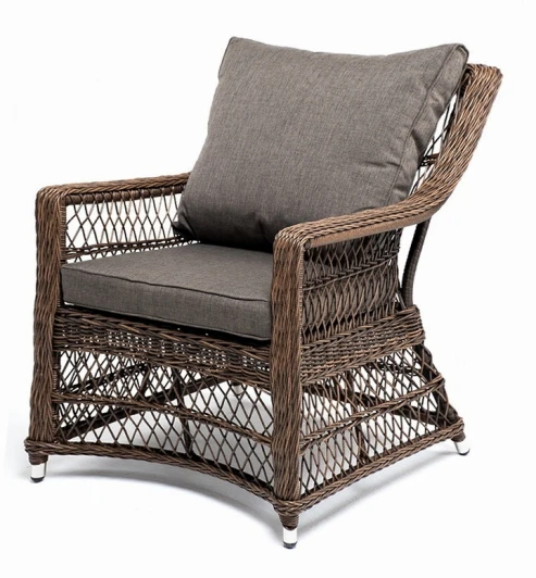 YH-C1881W brown "Гранд Латте" кресло из искусственного ротанга, цвет коричневый 4SIS арт.УТ-00002849