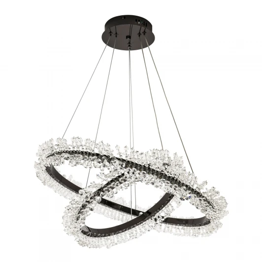 MS.1135.600.400 BK Подвесной светильник светодиодный хрустальный с регулировкой цветовой температуры Modelux MODESTYLE MS.1135.600.400 BK