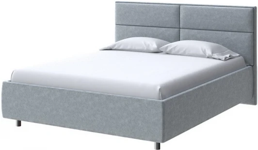 2013990 PROxSON Кровать Pado без основания (Ткань: Велюр Gratta 3 Утренний туман) 180x200