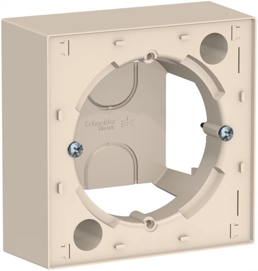 ATN000200 Коробка наружного монтажа (бежевый) Systeme Electric AtlasDesign ATN000200