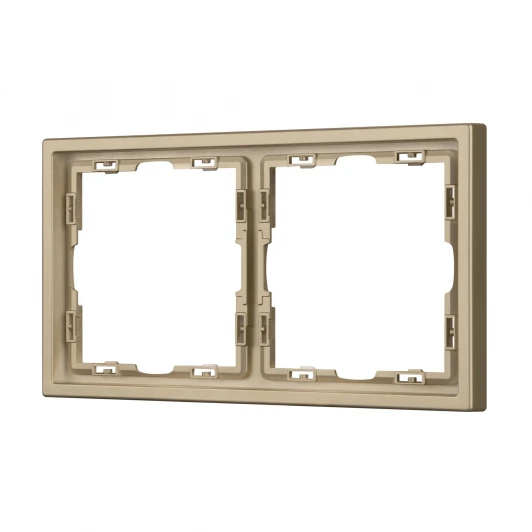 054217 Рамка пластиковая FRM-NOBE-SFPL-2-GD (Arlight) 054217