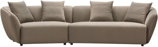 SF024RIGHT BEIGE Диван ESF ROCKS SF024 угловой бежевый 5100-5 угол правый/Ткань