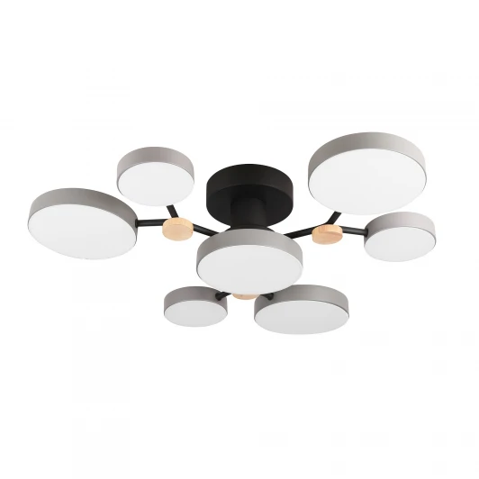 L3201-700 GR Потолочная люстра светодиодная с пультом с регулировкой цветовой температуры и яркости LED4U LED4U L3201-700 GR