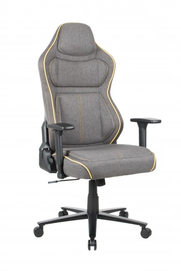 CHAIRMAN CH31 Офисное кресло Chairman CH31 темно серый с желтым кантом
