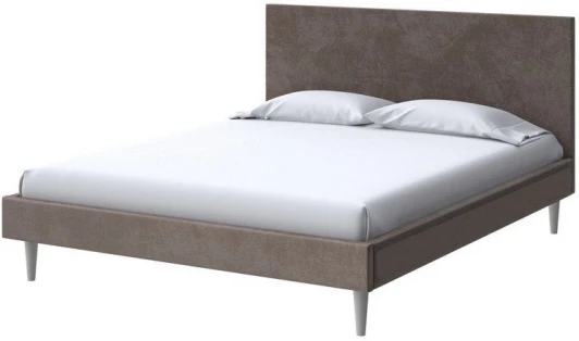 2018938 PROxSON Кровать Claro (Ткань: Велюр Casa Кофейный) 90x200
