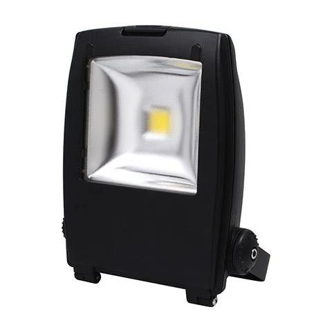 HL172L (068-002-0030) Прожектор уличный светодиодный Horoz, 1 плафон, черный с хромом и прозрачным