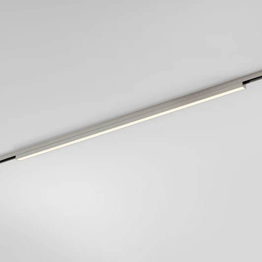85527/01 Трековый светильник магнитный светодиодный 24W 48V 3000K (никель) Elektrostandard Line Magnetic 85527/01