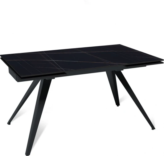 50168000001389 Стол раскладной Asti (140+40+40), керамика матовая Blackgold Top Concept (21879)