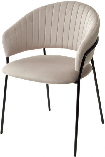 688M04724 Стул ГЕММА, цвет Confetti SMOKE, велюр / черный каркас