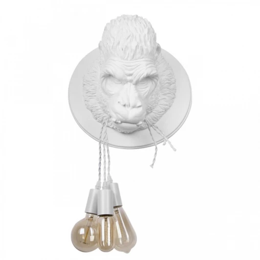 10178 White Настенный светильник Loft It Gorilla 10178 White (220V, животные)