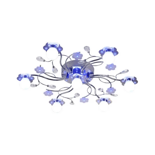 228/7PF-Chrome Потолочная люстра IDLamp 228 228/7PF-Chrome