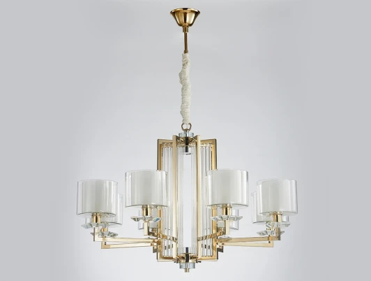 4408+1/C gold Подвесная люстра Newport 4400 4408+1/C gold (220V, на цепи)