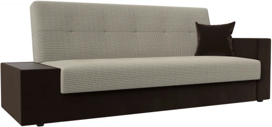 118533L Диван-книжка Лига-020 стол слева (Корфу 02,Коричневый/Рогожка) Лига Диванов арт.118533L