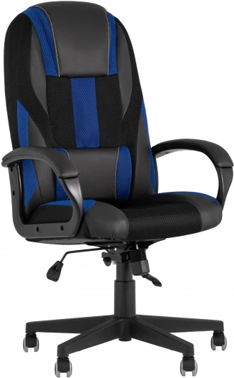 УТ000035036 Кресло игровое ST-CYBER черный/синий Stool Group 9 УТ000035036