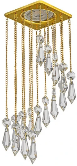 Tayo GU10.5.14.8x8.206 G Встраиваемый светильник хрустальный Dio D'Arte Tayo Gold GU10.5.14.8x8.206 G