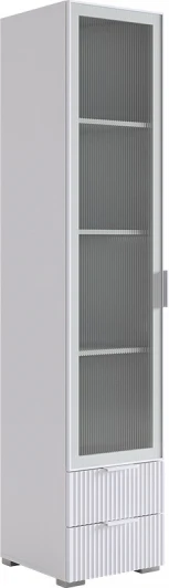 UL.107-M.103.03.3268 Зефир Шкаф однодверный 107.03 Mebelson (ЛДСП,МДФ,ПВХ,Пластик/Светлое дерево,Белый) арт.UL.107-M.103.03.3268