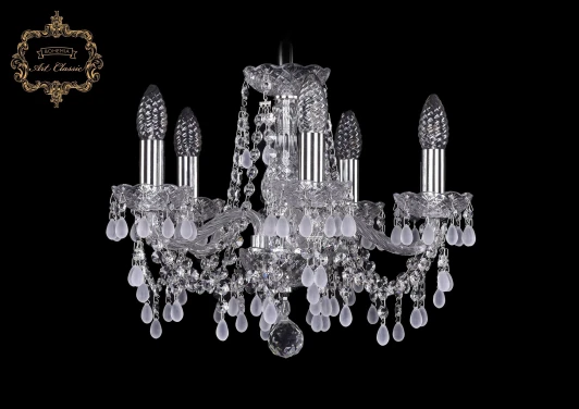 11.24.5.141.Cr.V0300 Подвесная люстра Art Classic 11.24 11.24.5.141.Cr.V0300 (220V, хрусталь, на цепи, подсвечник, свеча)