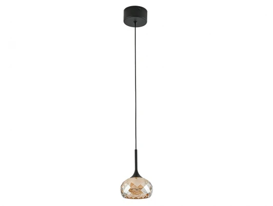 7241/S mat.black amber Подвесной светильник Newport Zara 7241/S mat.black amber