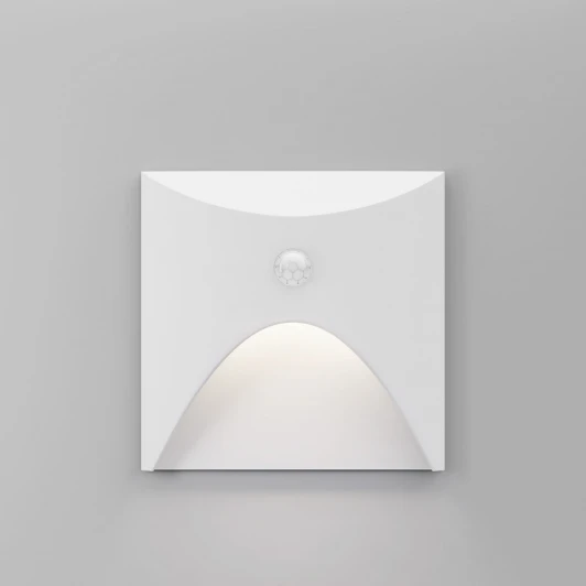 40158/LED Подсветка светодиодная для лестниц встраиваемая IP65 Elektrostandard Move 40158/LED 4000K с датчиком движения Белый