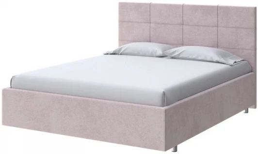 2023462 PROxSON Кровать Neo (Ткань: Велюр Teddy Лунный) 200x190