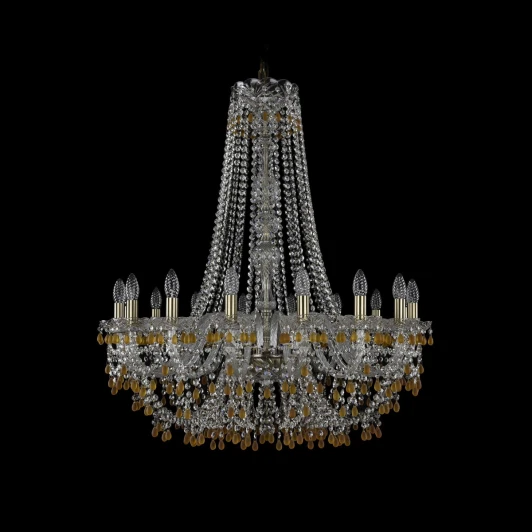 1410/16/300/h-95 Pa V1003 Подвесная люстра Bohemia 1410 1410/16/300/h-95/Pa/V1003