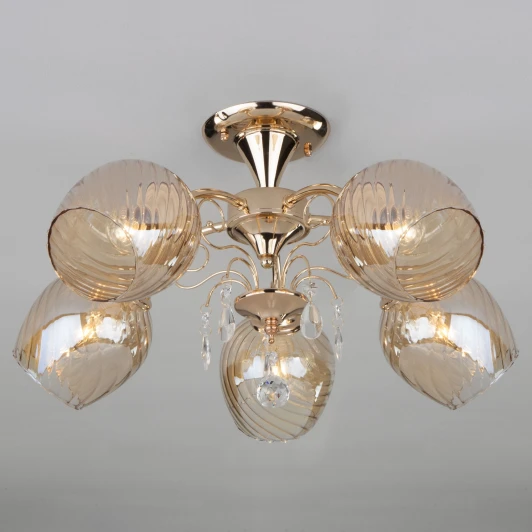 30120/5 золото Потолочная люстра Eurosvet Gina 30120/5 золото