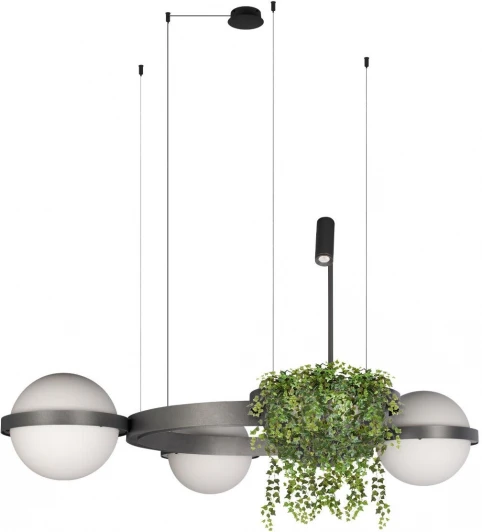 10121/3 Dark grey Подвесной светильник Loft It Jardin 10121/3 Dark grey (LED, 220V, на тросе, шарики)