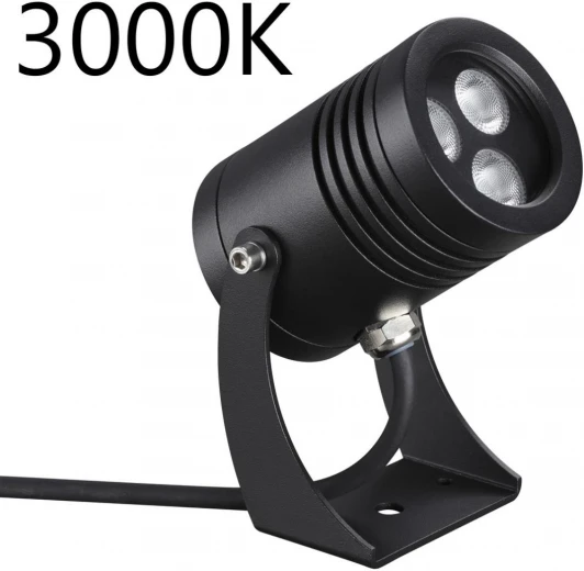 6648/6WA3 Архитектурная подсветка поворотная Odeon Light Stima 6648/6WA3 черный/металл IP67 LED CREE 6W 3000K 220V (круглые)