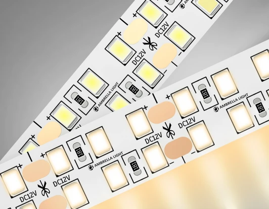 GS1601 Светодиодная лента двухрядная Ambrella Illumination GS1601 2835 240Led 19.2W/m 12V IP20 3000K 5m