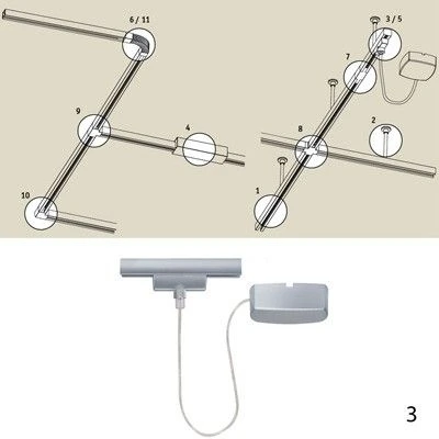 96831 Питание боковое Paulmann Urail Cm 96831
